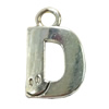 Pendant. Fashion Zinc Alloy Jewelry Findings. Letter 32x20mm. Sold by Bag
