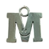 Pendant. Fashion Zinc Alloy Jewelry Findings. Letter 30x28mm. Sold by Bag
