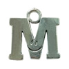 Pendant. Fashion Zinc Alloy Jewelry Findings. Letter 30x28mm. Sold by Bag