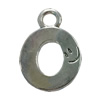 Pendant. Fashion Zinc Alloy Jewelry Findings. Letter 32x24mm. Sold by Bag