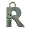 Pendant. Fashion Zinc Alloy Jewelry Findings. Letter 32x22mm. Sold by Bag
