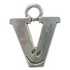 Pendant. Fashion Zinc Alloy Jewelry Findings. Letter 32x26mm. Sold by Bag
