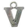 Pendant. Fashion Zinc Alloy Jewelry Findings. Letter 32x26mm. Sold by Bag