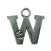 Pendant. Fashion Zinc Alloy Jewelry Findings. Letter 32x32mm. Sold by Bag
