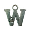 Pendant. Fashion Zinc Alloy Jewelry Findings. Letter 32x32mm. Sold by Bag