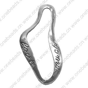 Donut，Fashion Zinc Alloy Jewelry Findings. 39x20mm, Sold by bag