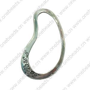 Donut，Fashion Zinc Alloy Jewelry Findings. 39x25mm, Sold by bag