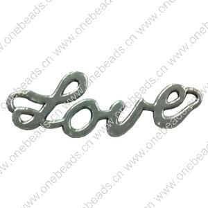 Connector. Fashion Zinc Alloy jewelry findings.  37x10mm. Sold by Bag