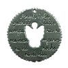 Pendant. Fashion Zinc Alloy jewelry findings. Flat Round 30mm. Sold by Bag
