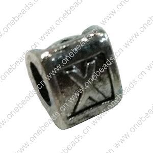 Europenan style Beads. Fashion jewelry findings. 8x8mm, Hole size:4.5mm. Sold by Bag