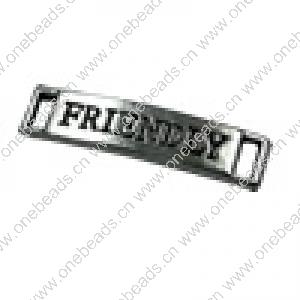 Pendant. Fashion Zinc Alloy jewelry findings. Flat Round 60x20mm. Sold by Bag