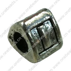 Europenan style Beads. Fashion jewelry findings. 8x8mm, Hole size:4.5mm. Sold by Bag