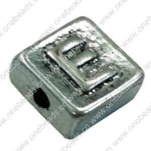 Beads. Fashion Zinc Alloy jewelry findings. Square 10x10mm, Hole size:about 1mm Sold by Bag