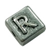 Beads. Fashion Zinc Alloy jewelry findings. Square 10x10mm, Hole size:about 1mm Sold by Bag
