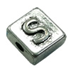 Beads. Fashion Zinc Alloy jewelry findings. Square 10x10mm, Hole size:about 1mm Sold by Bag
