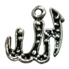 Pendant. Fashion Zinc Alloy Jewelry Findings. 18x18mm. Sold by Bag
