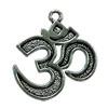Pendant. Fashion Zinc Alloy Jewelry Findings. 30x26mm. Sold by Bag
