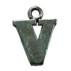 Pendant. Fashion Zinc Alloy Jewelry Findings. Letter 19x12mm. Sold by Bag
