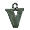 Pendant. Fashion Zinc Alloy Jewelry Findings. Letter 19x12mm. Sold by Bag