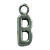 Pendant. Fashion Zinc Alloy Jewelry Findings. Letter 16x7mm. Sold by Bag
