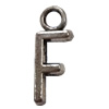 Pendant. Fashion Zinc Alloy Jewelry Findings. Letter 16x7mm. Sold by Bag