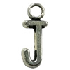 Pendant. Fashion Zinc Alloy Jewelry Findings. Letter 16x6mm. Sold by Bag