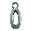 Pendant. Fashion Zinc Alloy Jewelry Findings. Letter 16x7mm. Sold by Bag