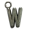 Pendant. Fashion Zinc Alloy Jewelry Findings. Letter 16x9mm. Sold by Bag
