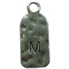 Pendant. Fashion Zinc Alloy Jewelry Findings. Letter 26x12mm. Sold by Bag

