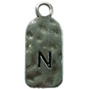 Pendant. Fashion Zinc Alloy Jewelry Findings. Letter 26x12mm. Sold by Bag