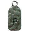 Pendant. Fashion Zinc Alloy Jewelry Findings. Letter 26x12mm. Sold by Bag
