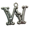Pendant. Fashion Zinc Alloy Jewelry Findings. Letter 25x20mm. Sold by Bag
