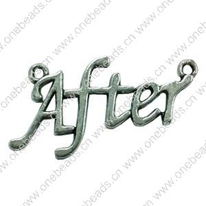 Connector. Fashion Zinc Alloy Jewelry Findings. 32x18mm. Sold by Bag