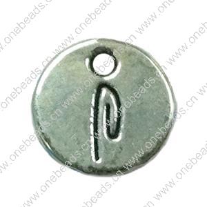 Pendant. Fashion Zinc Alloy Jewelry Findings. Round 10mm. Sold by Bag