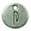 Pendant. Fashion Zinc Alloy Jewelry Findings. Round 10mm. Sold by Bag
