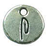 Pendant. Fashion Zinc Alloy Jewelry Findings. Round 10mm. Sold by Bag