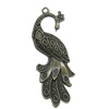 Pendant. Fashion Zinc Alloy Jewelry Findings. Animal 60x22mm，Sold by Bag 
