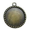 Zinc Alloy Cabochon Settings. Fashion Jewelry Findings. 34.5x29.5mm Inner dia：25mm. Sold by Bag
