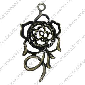 Pendant. Fashion Zinc Alloy Jewelry Findings. Animal 41x22mm，Sold by Bag 