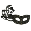 Pendant. Fashion Zinc Alloy Jewelry Findings. Face mask 53x31mm，Sold by Bag 