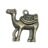 Pendant. Fashion Zinc Alloy Jewelry Findings. Animal 25x24mm，Sold by Bag 
