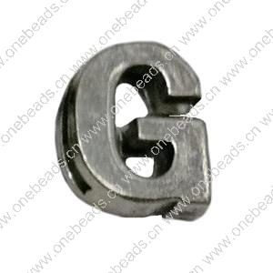 Slider, Zinc Alloy Bracelet Findinds, 15x12mm, Hole size:10x2mm, Sold by Bag