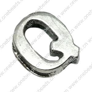 Slider, Zinc Alloy Bracelet Findinds, 15x12mm, Hole size:10x2mm, Sold by Bag