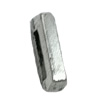 Slider, Zinc Alloy Bracelet Findinds, 10x3mm, Hole size:6x1.5mm, Sold by Bag