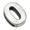 Slider, Zinc Alloy Bracelet Findinds, 10x8mm, Hole size:6x1.5mm, Sold by Bag
