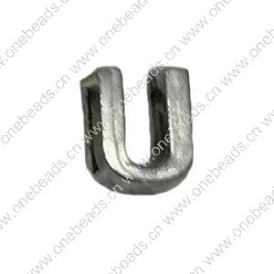 Slider, Zinc Alloy Bracelet Findinds, 10x8mm, Hole size:6x1.5mm, Sold by Bag