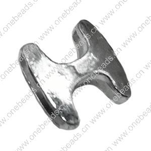 Slider, Zinc Alloy Bracelet Findinds, 14x14mm, Hole size:10x2mm, Sold by Bag