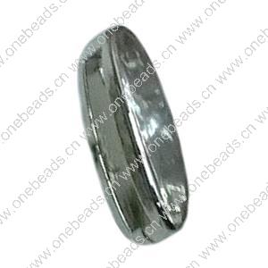 Slider, Zinc Alloy Bracelet Findinds, 14x4mm, Hole size:10x2mm, Sold by Bag
