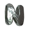 Slider, Zinc Alloy Bracelet Findinds, 14x14mm, Hole size:10x2mm, Sold by Bag
