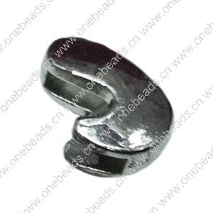 Slider, Zinc Alloy Bracelet Findinds, 12x9mm, Hole size:6x1.5mm, Sold by Bag
